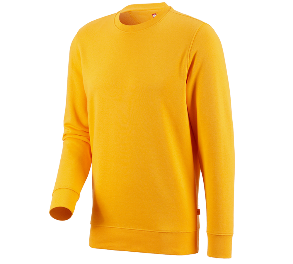 Trička, svetry & košile: e.s. Mikina poly cotton + žlutá