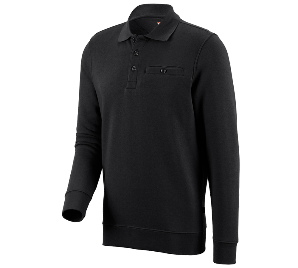 Trička, svetry & košile: e.s. Mikina poly cotton Pocket + černá