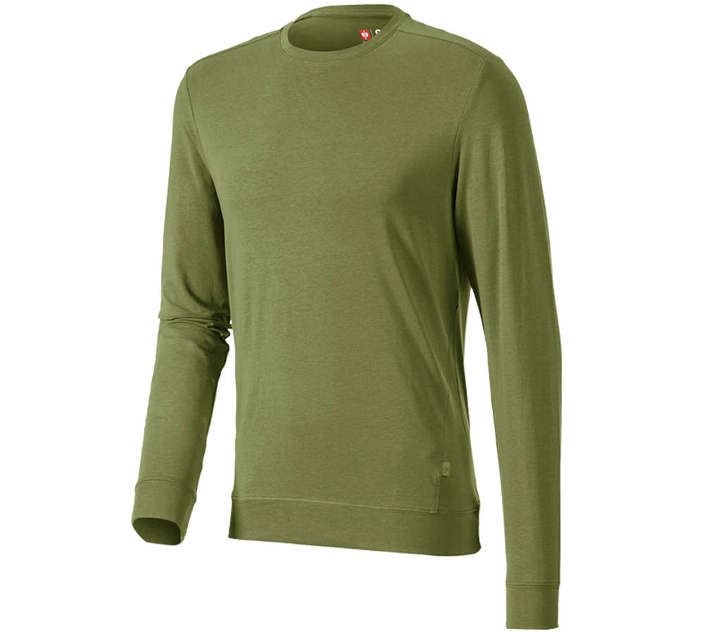 Trička, svetry & košile: e.s. triko s dlouhým rukávem cotton stretch + les