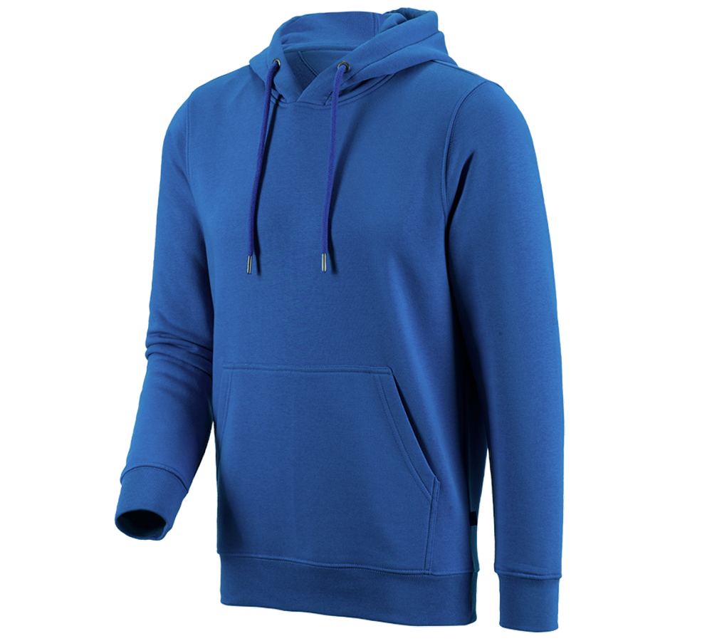 Trička, svetry & košile: e.s. Mikina s kapucí poly cotton + enciánově modrá