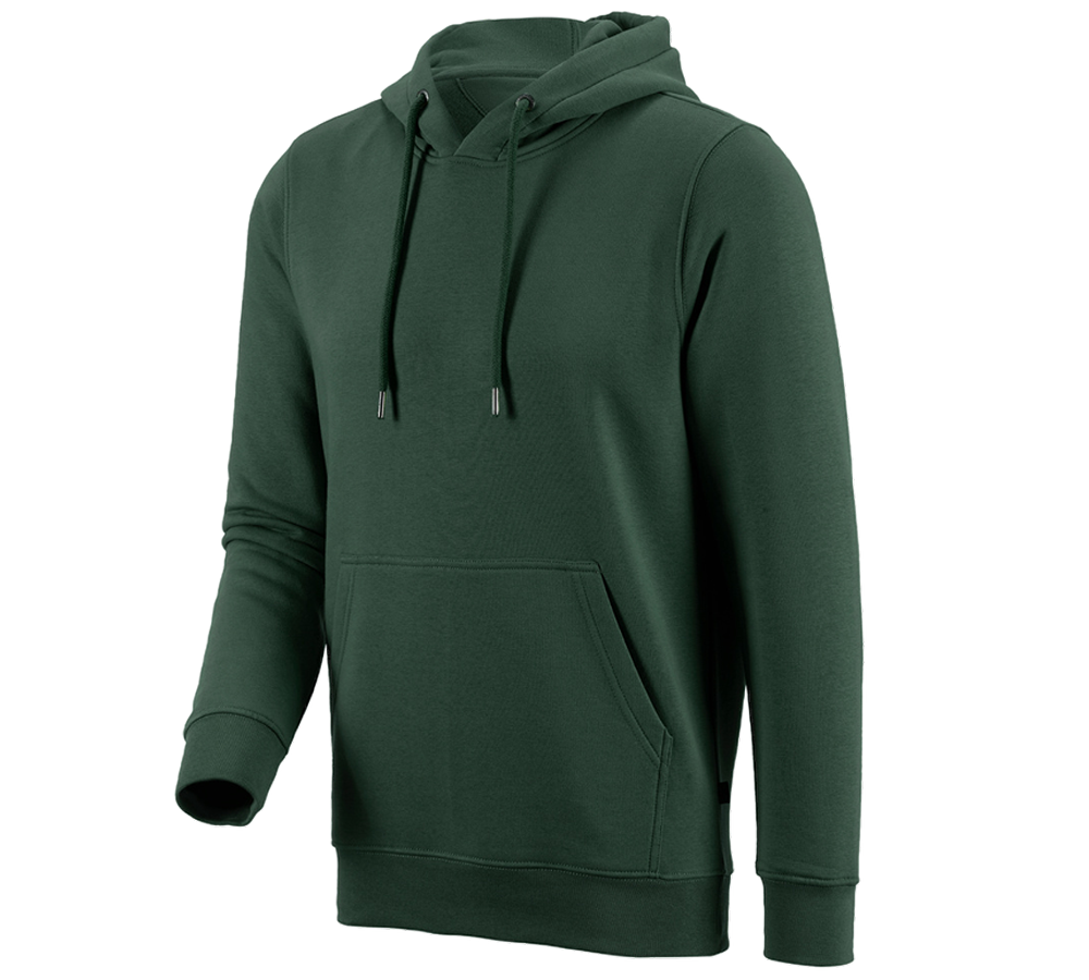 Trička, svetry & košile: e.s. Mikina s kapucí poly cotton + zelená