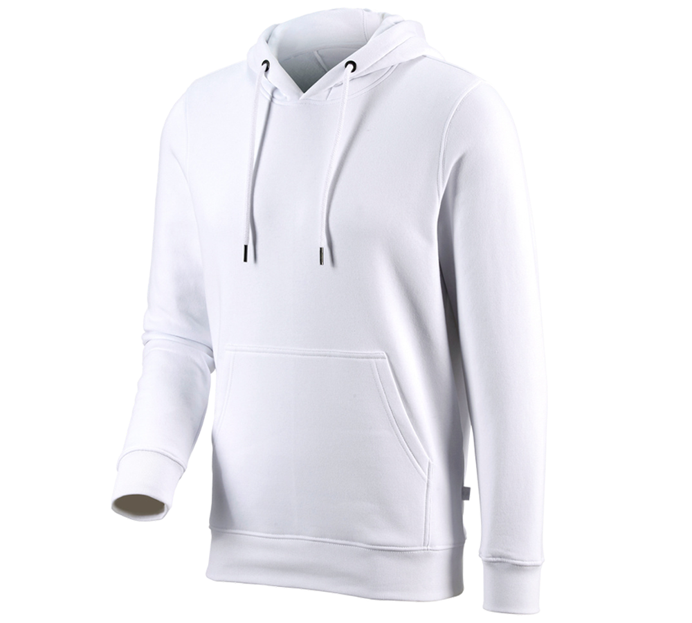 Trička, svetry & košile: e.s. Mikina s kapucí poly cotton + bílá