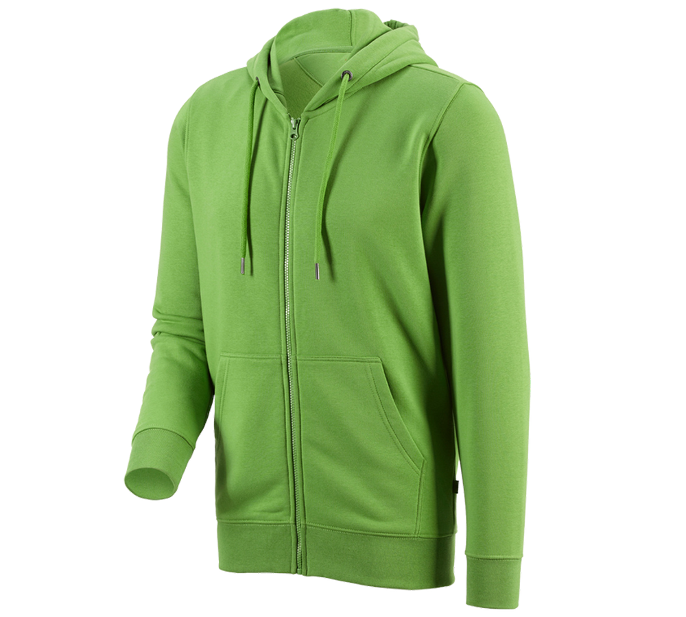 Trička, svetry & košile: e.s. Hoody-Bunda Sweat poly cotton + mořská zelená