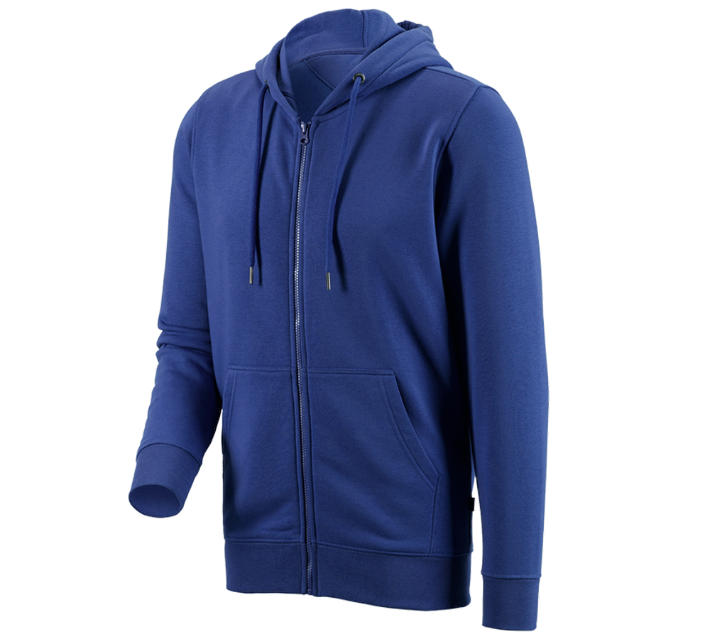 Trička, svetry & košile: e.s. Hoody-Bunda Sweat poly cotton + modrá chrpa
