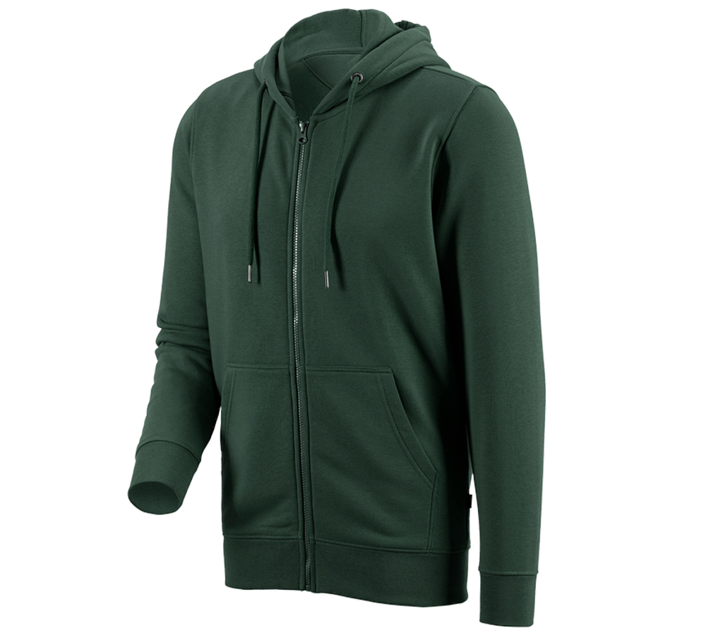 Trička, svetry & košile: e.s. Hoody-Bunda Sweat poly cotton + zelená