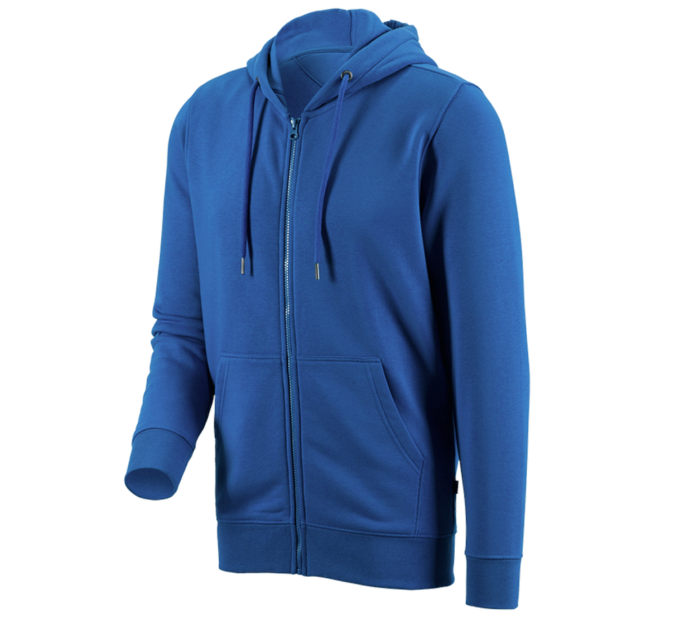 Trička, svetry & košile: e.s. Hoody-Bunda Sweat poly cotton + enciánově modrá