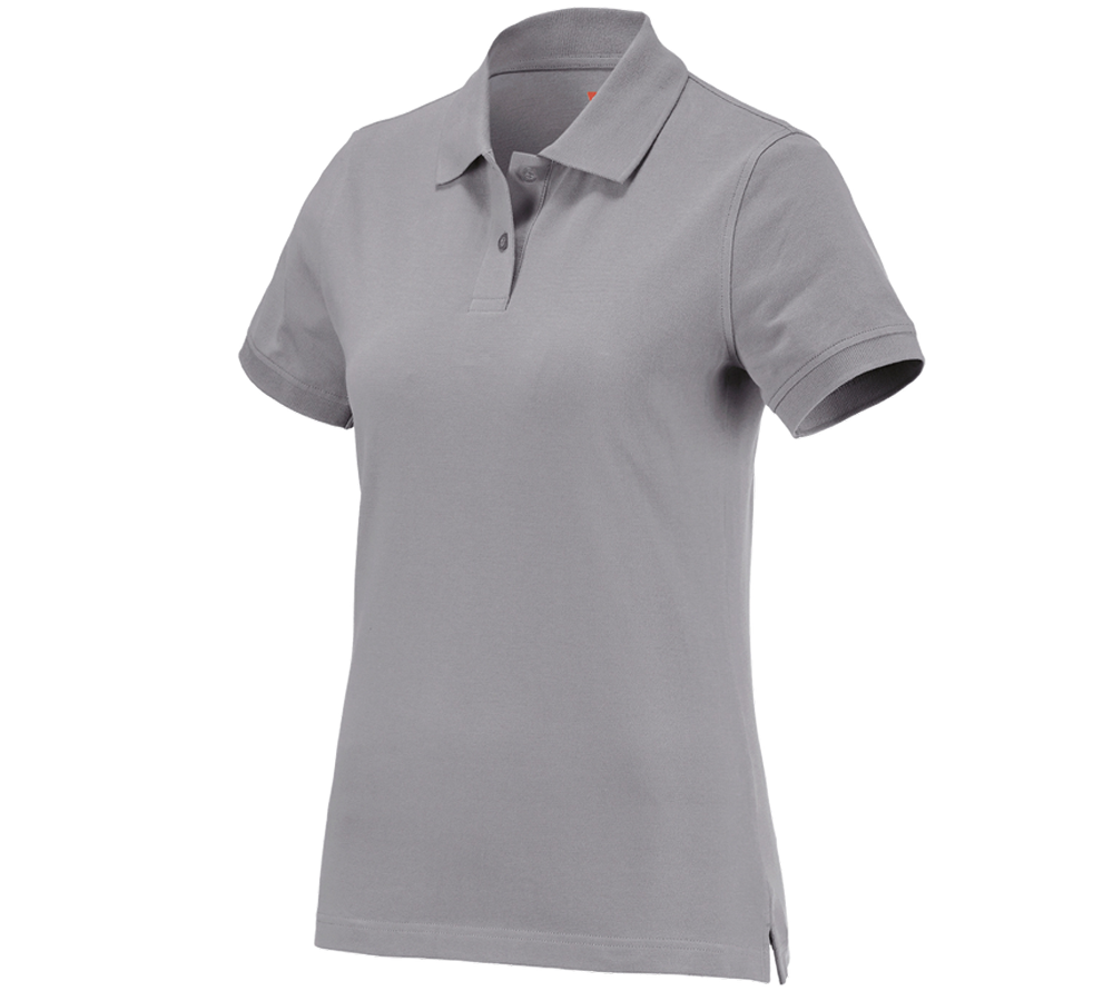 Trička | Svetry | Košile: e.s. Polo-Tričko cotton, dámské + platinová