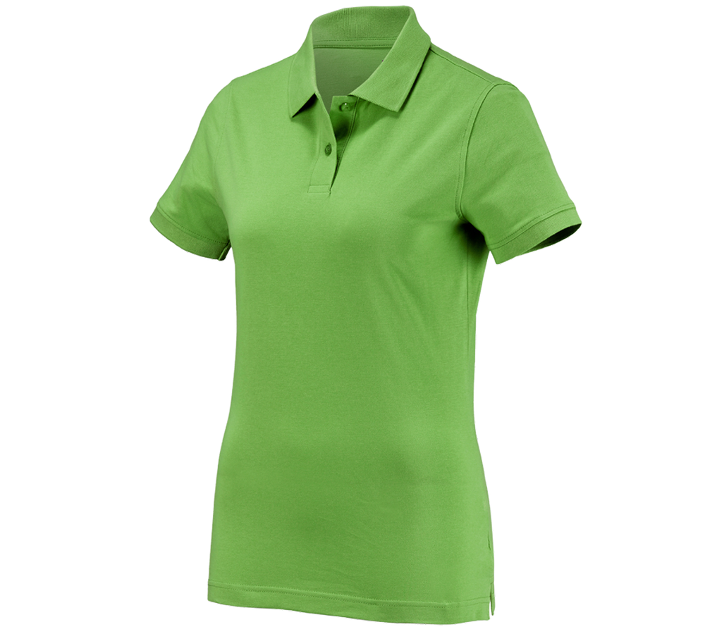 Trička | Svetry | Košile: e.s. Polo-Tričko cotton, dámské + mořská zelená