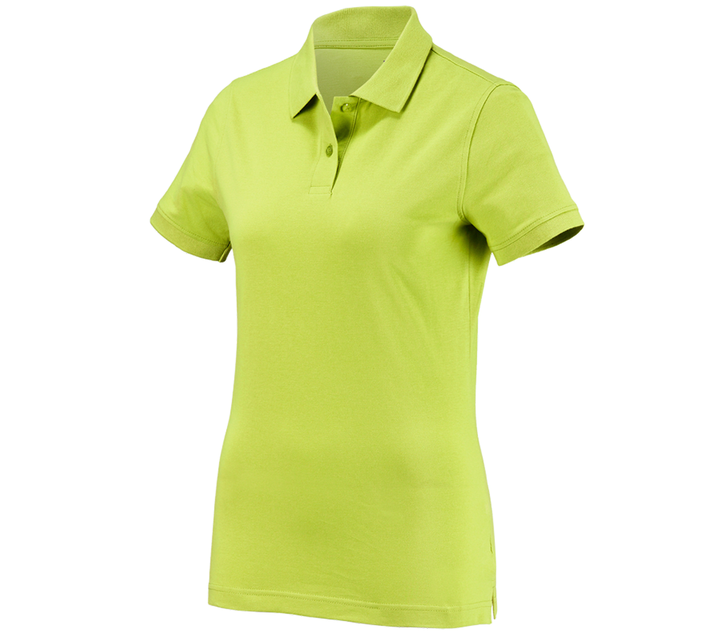 Trička | Svetry | Košile: e.s. Polo-Tričko cotton, dámské + májové zelená