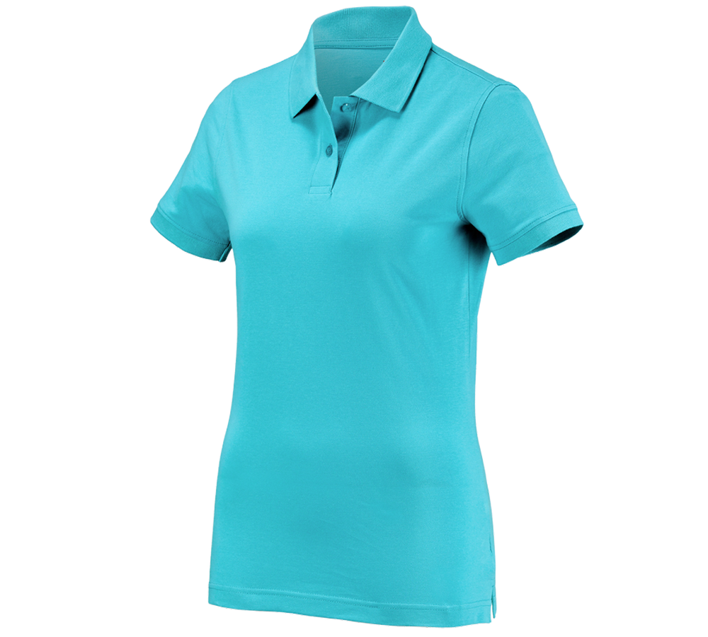 Trička | Svetry | Košile: e.s. Polo-Tričko cotton, dámské + modrá capri
