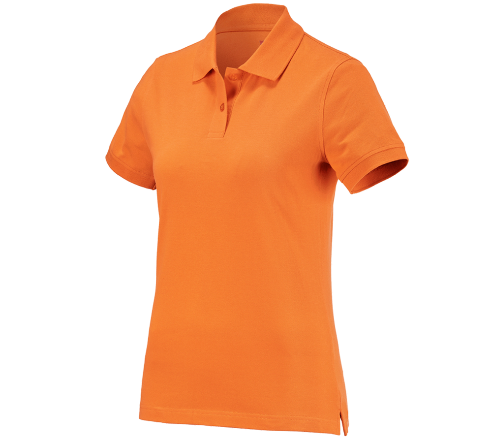 Trička | Svetry | Košile: e.s. Polo-Tričko cotton, dámské + oranžová
