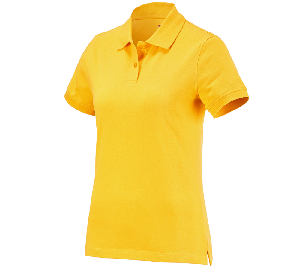 Témata: e.s. Polo-Tričko cotton, dámské + žlutá