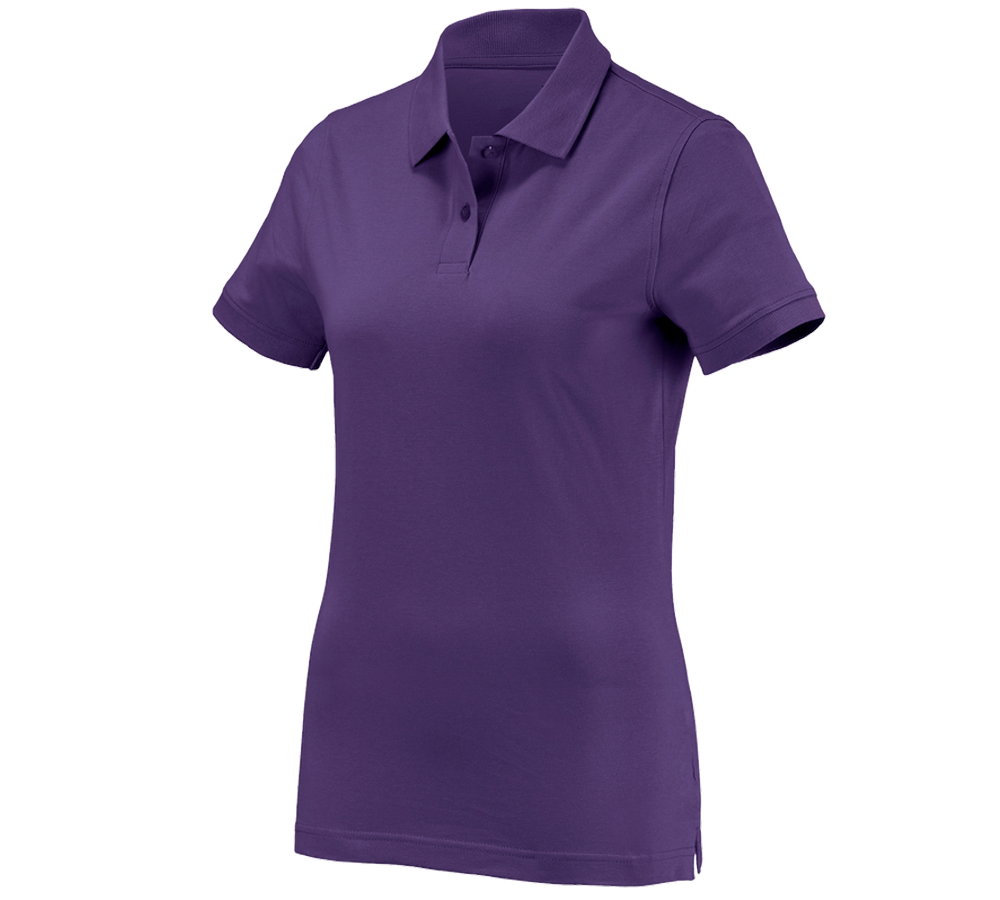 Trička | Svetry | Košile: e.s. Polo-Tričko cotton, dámské + jasně fialová