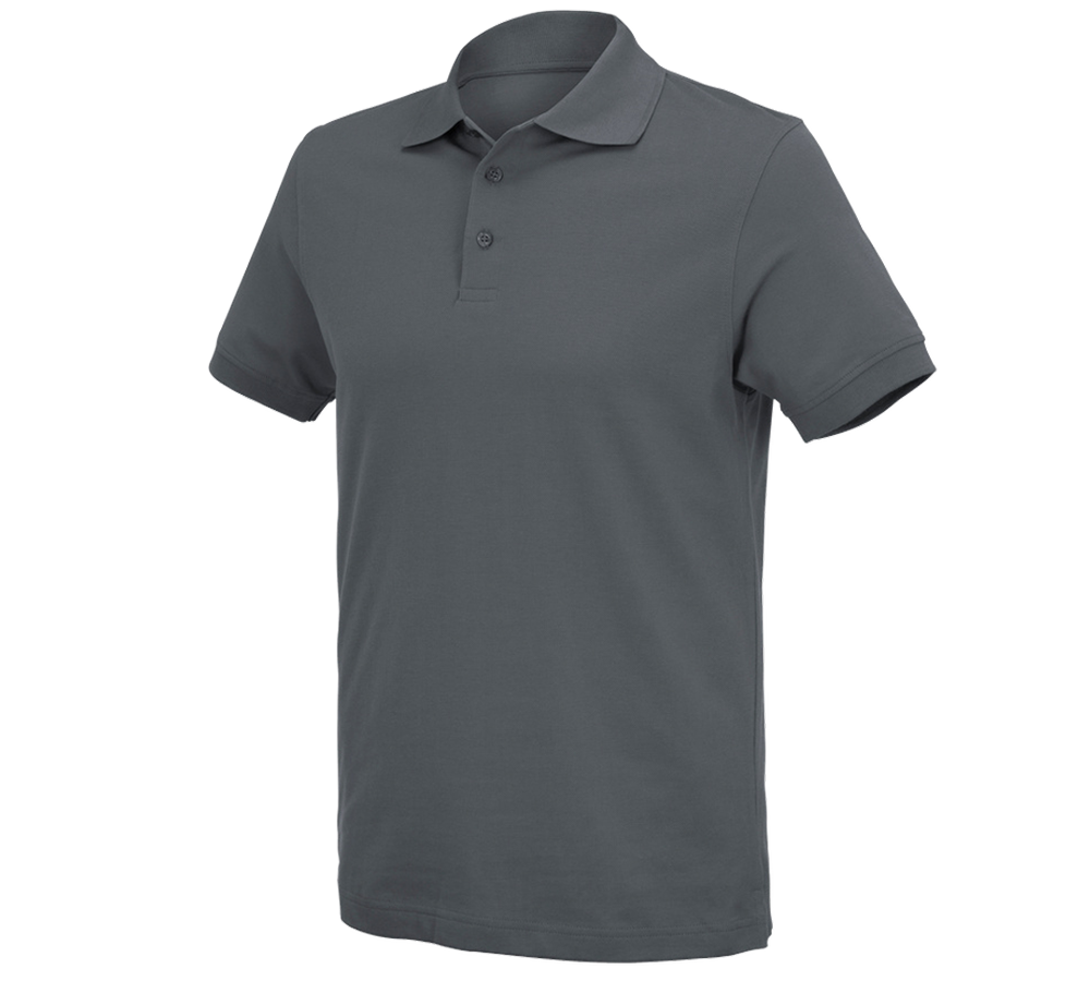 Trička, svetry & košile: e.s. Polo-Tričko cotton Deluxe + antracit