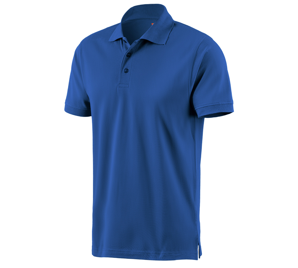 Trička, svetry & košile: e.s. Polo-Tričko cotton + enciánově modrá