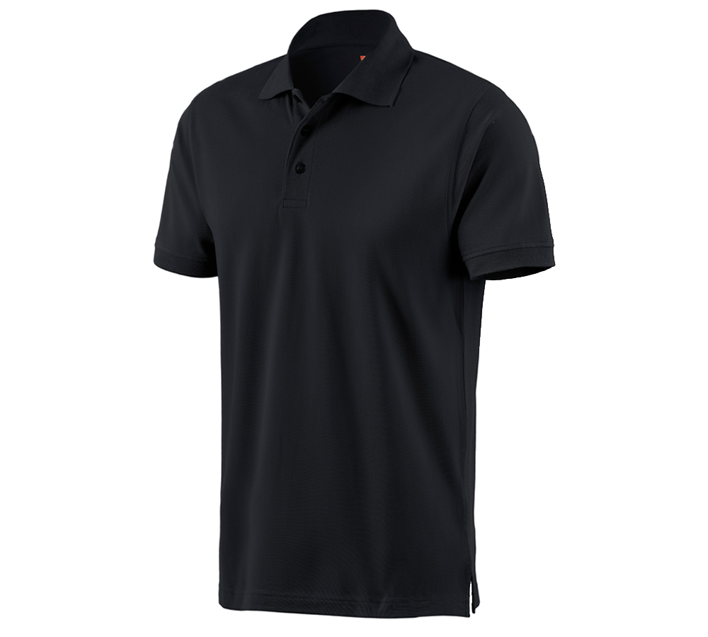 Trička, svetry & košile: e.s. Polo-Tričko cotton + černá