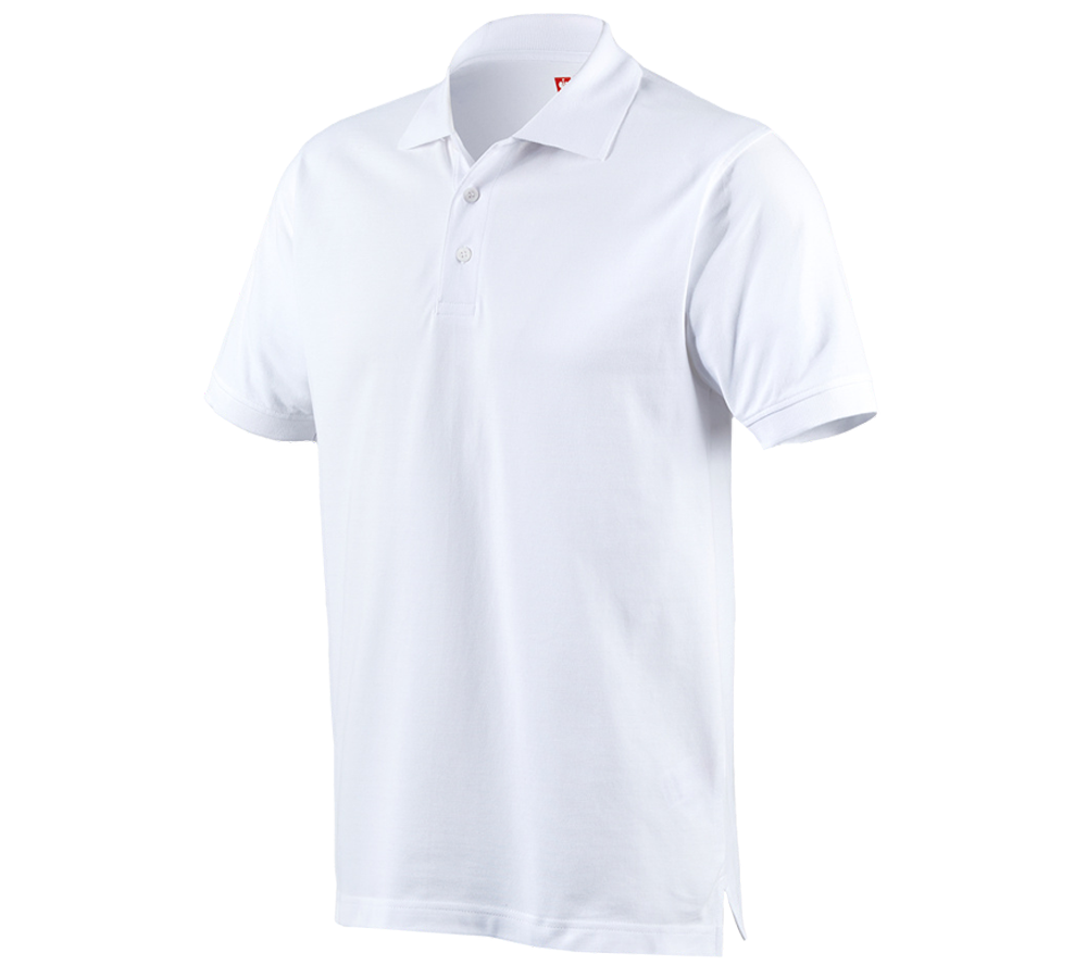 Trička, svetry & košile: e.s. Polo-Tričko cotton + bílá