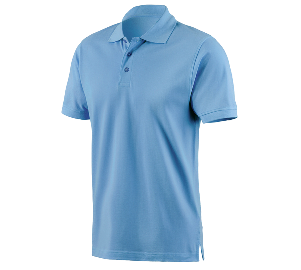 Truhlář / Stolař: e.s. Polo-Tričko cotton + azurově modrá