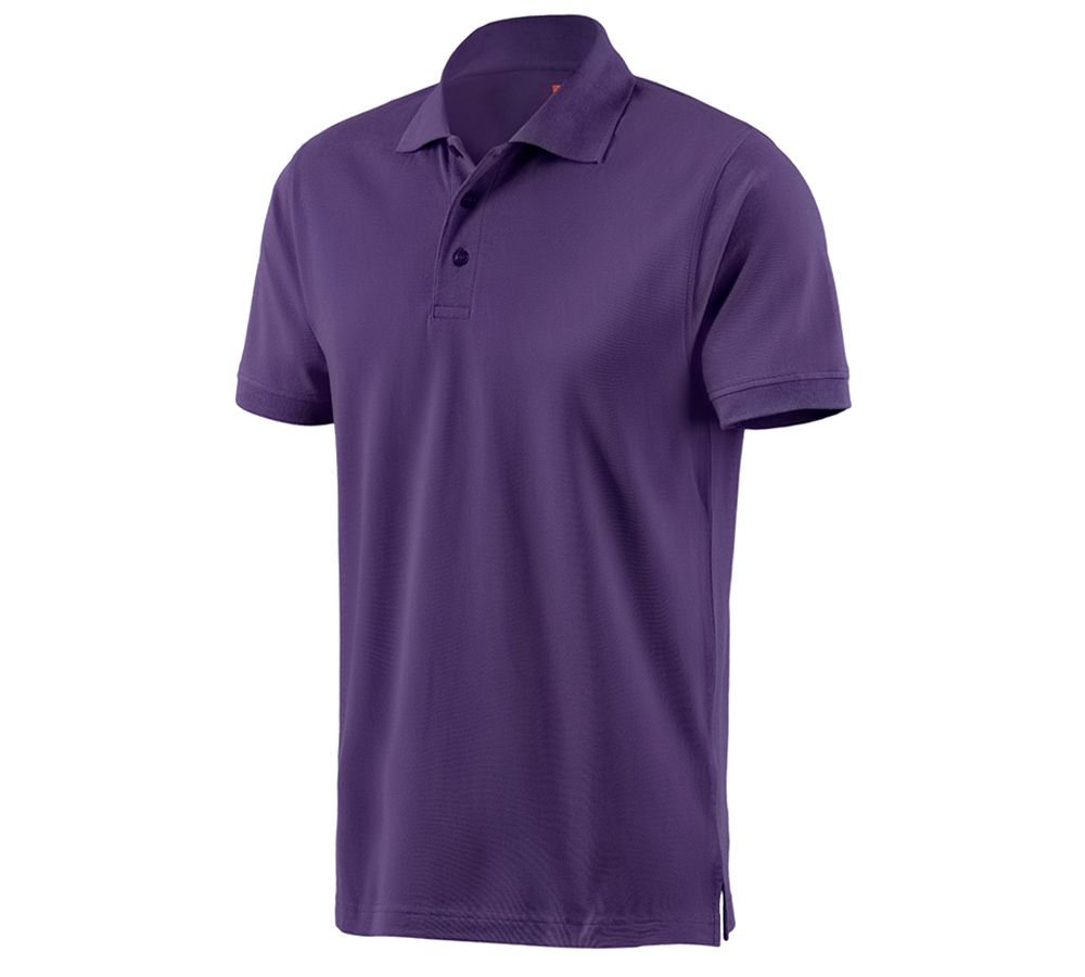 Témata: e.s. Polo-Tričko cotton + jasně fialová