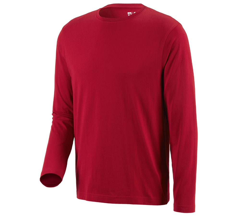 Témata: e.s. triko s dlouhým rukávem cotton + červená