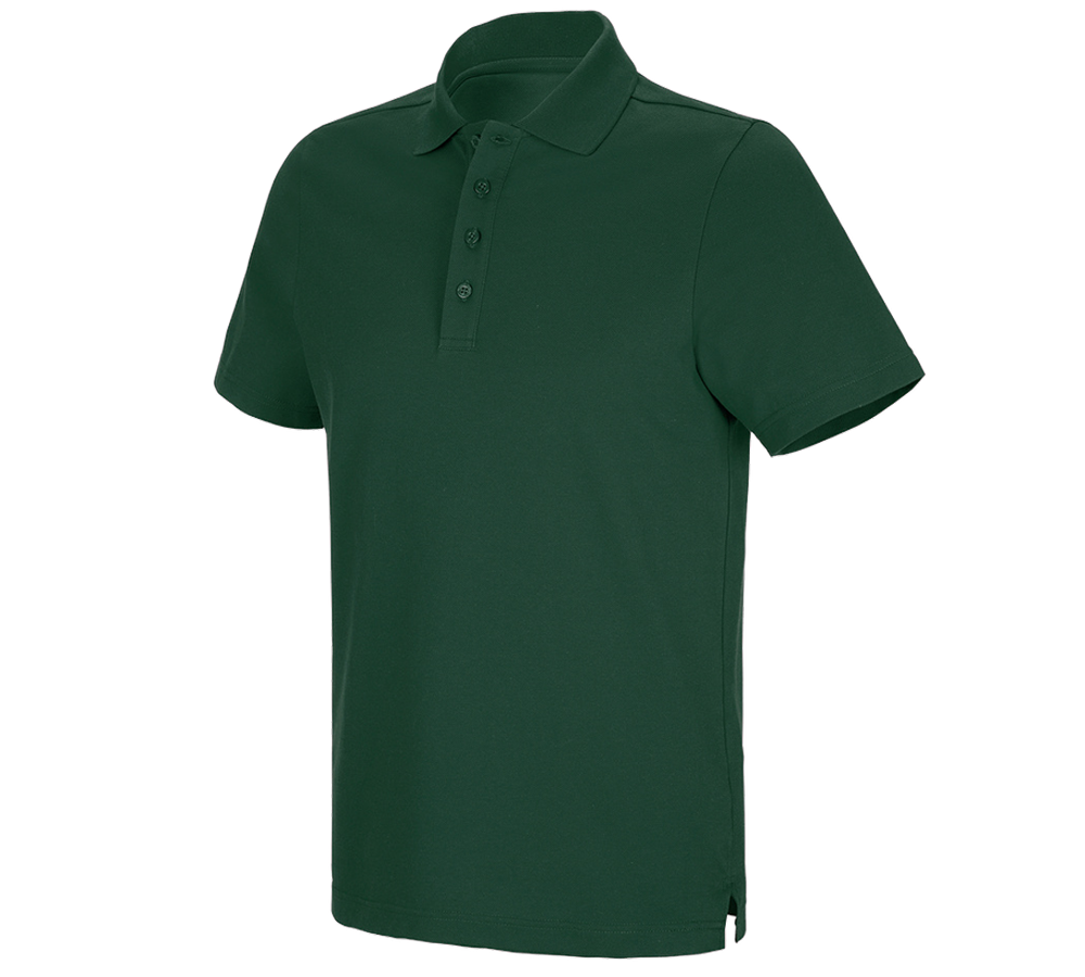 Trička, svetry & košile: e.s. Funkční polo tričko poly cotton + zelená