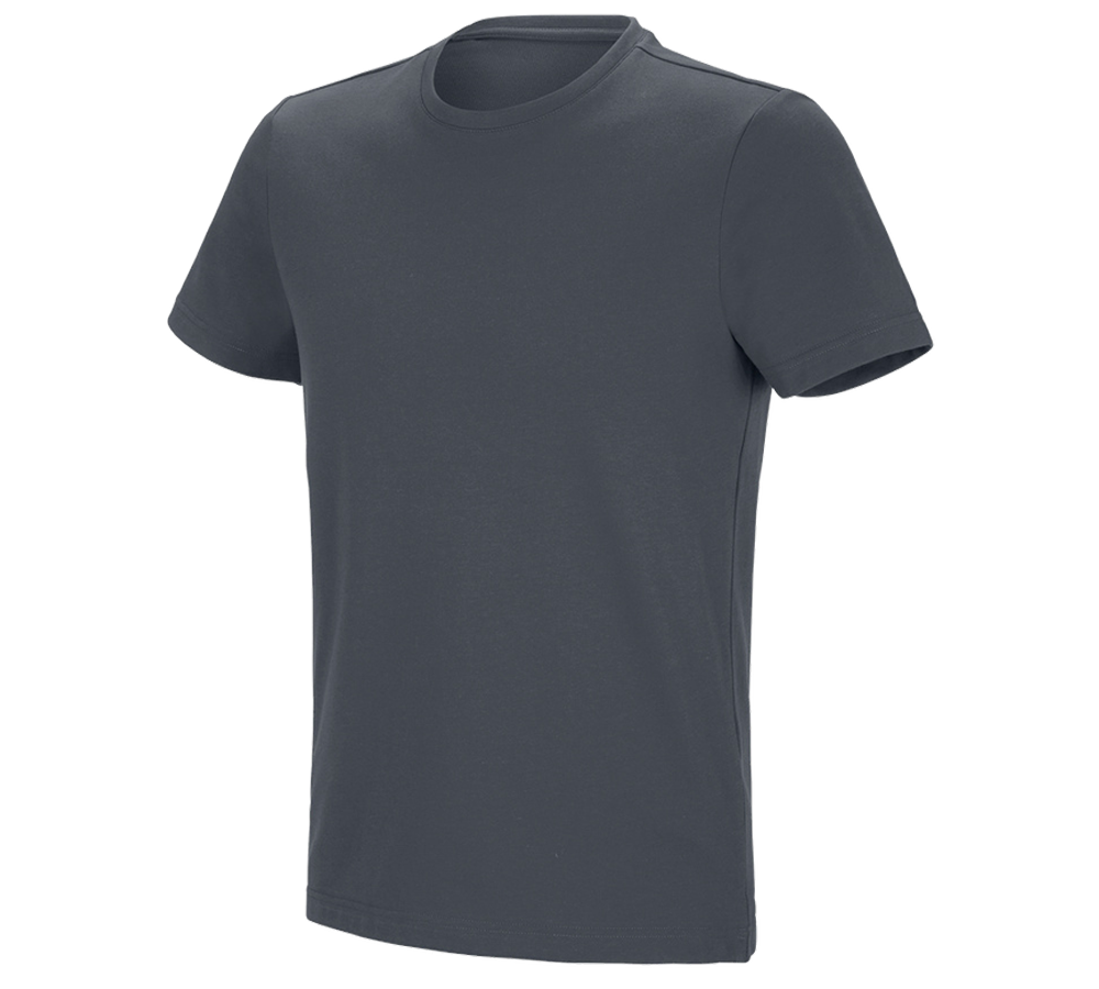 Trička, svetry & košile: e.s. Funkční tričko poly cotton + antracit