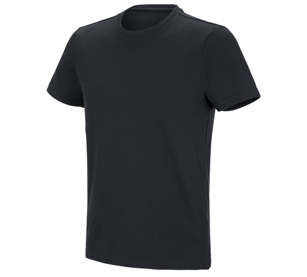 Trička, svetry & košile: e.s. Funkční tričko poly cotton + černá