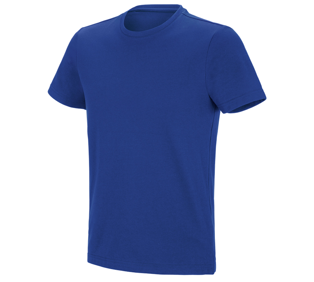 Truhlář / Stolař: e.s. Funkční tričko poly cotton + modrá chrpa