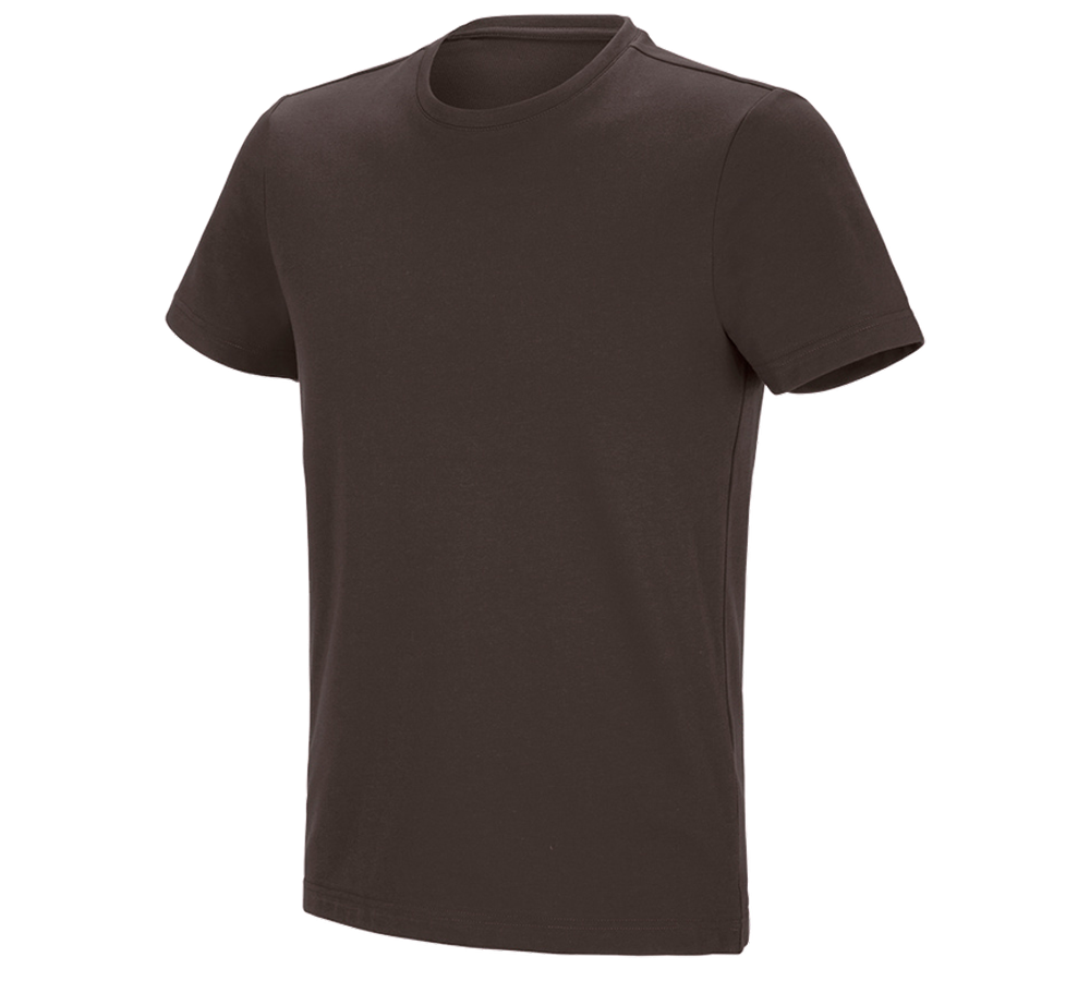 Trička, svetry & košile: e.s. Funkční tričko poly cotton + kaštan