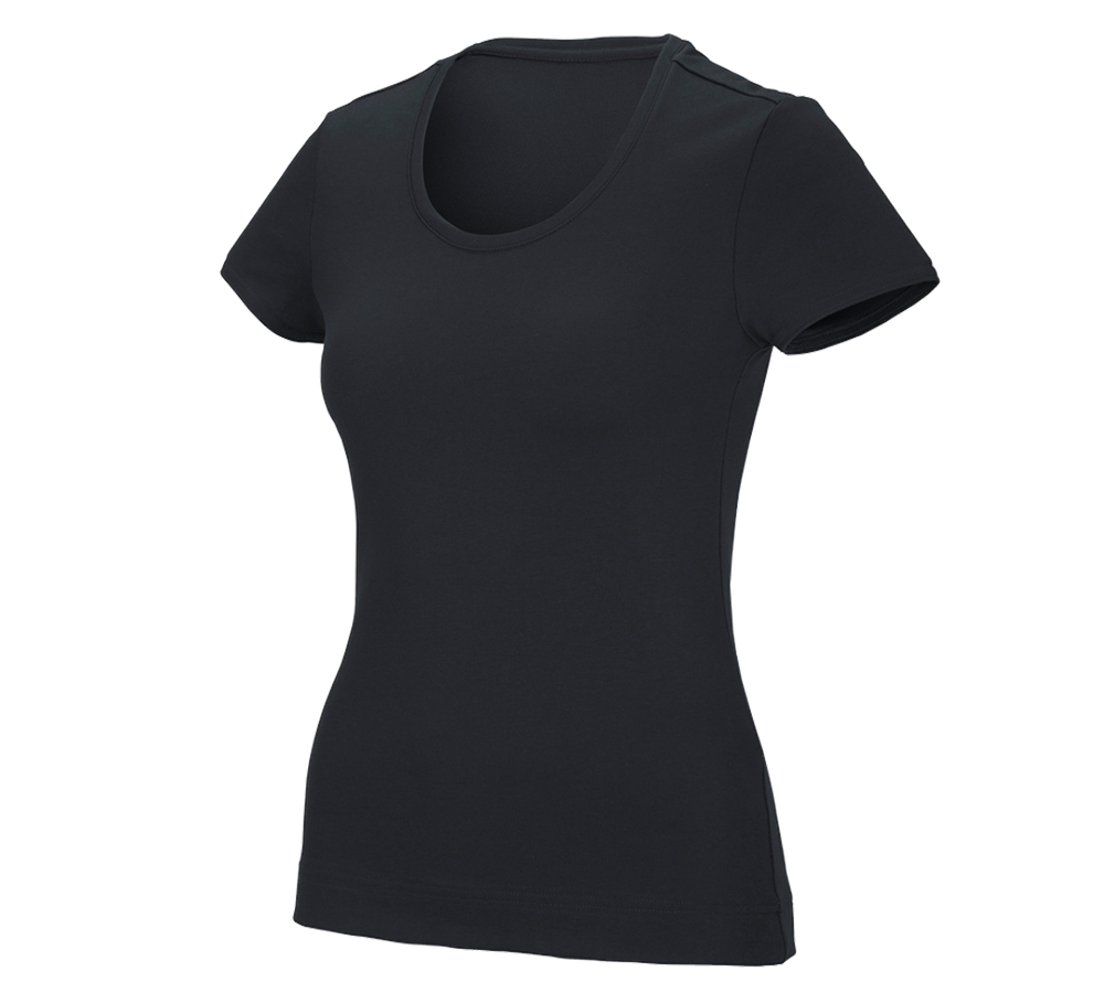 Trička | Svetry | Košile: e.s. Funkční tričko poly cotton, dámské + černá
