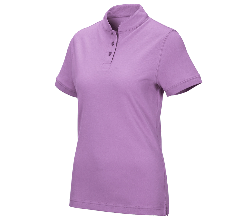 Trička | Svetry | Košile: e.s. Polo tričko cotton Mandarin, dámské + levandulová