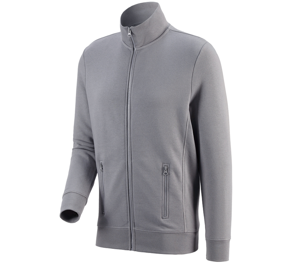 Trička, svetry & košile: e.s. Bunda Sweat poly cotton + platinová
