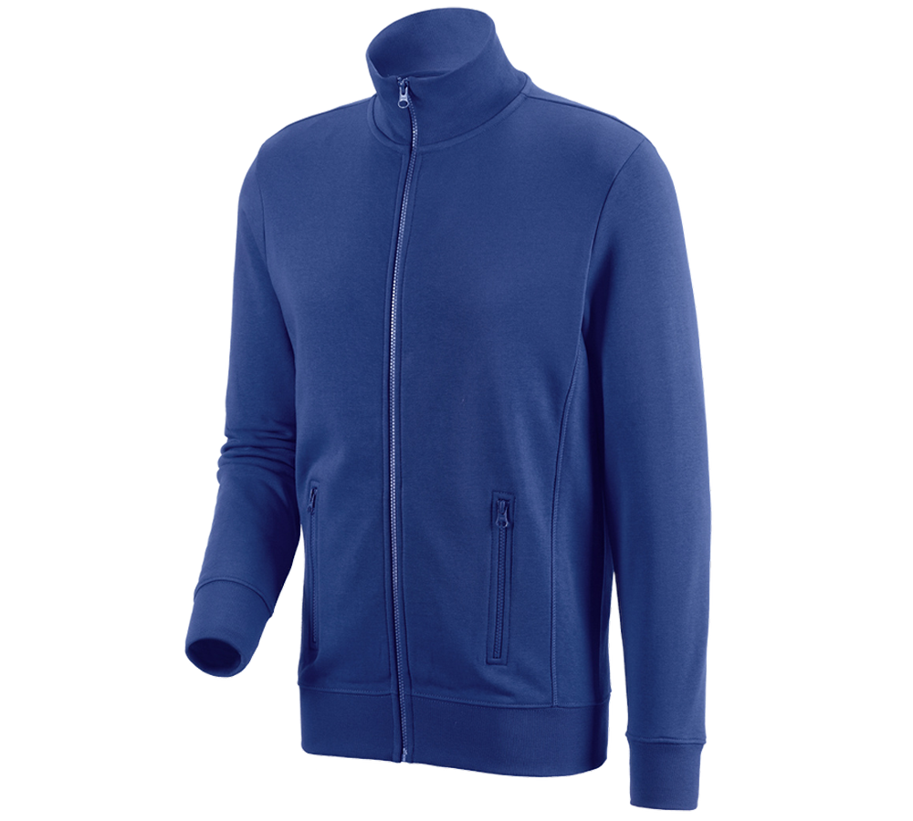 Trička, svetry & košile: e.s. Bunda Sweat poly cotton + modrá chrpa