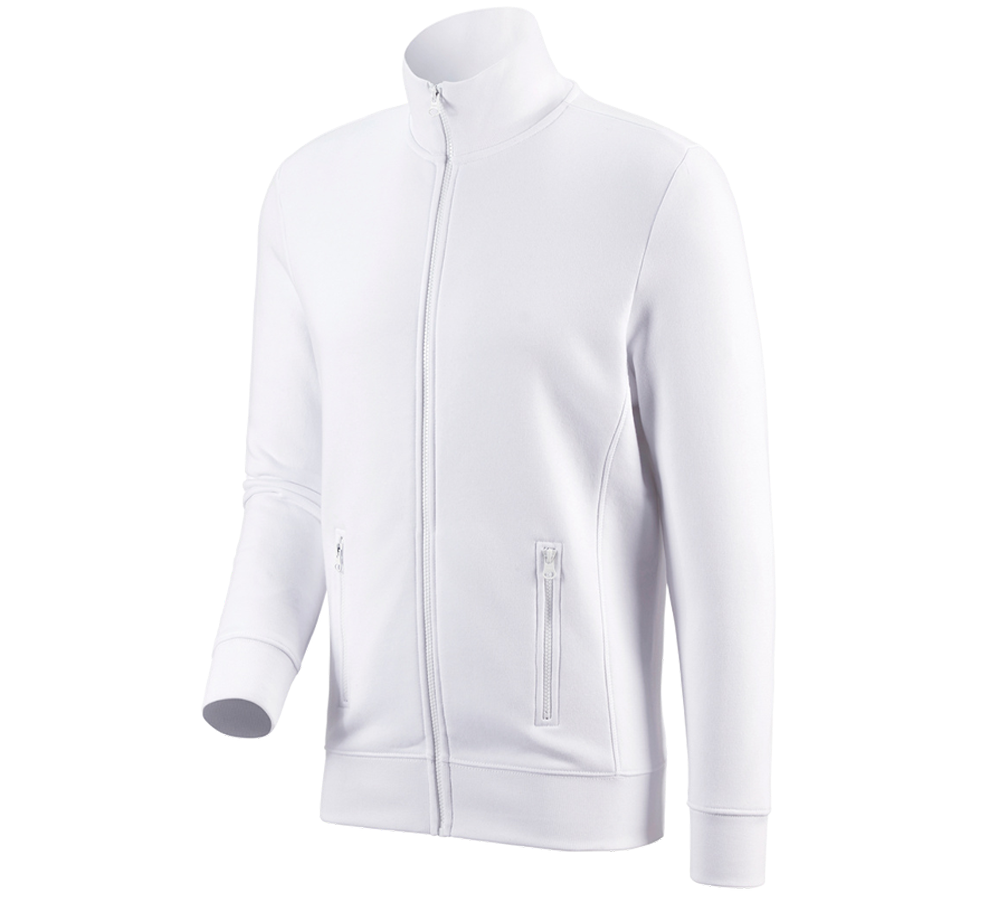 Trička, svetry & košile: e.s. Bunda Sweat poly cotton + bílá