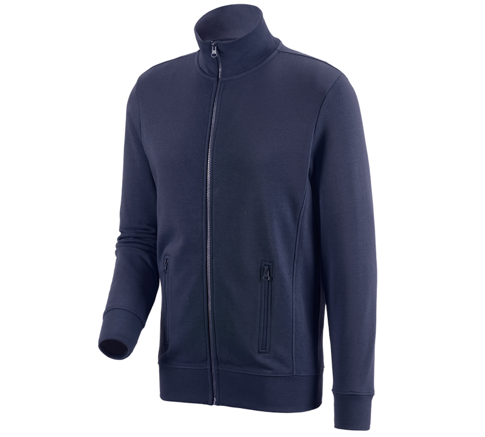 Trička, svetry & košile: e.s. Bunda Sweat poly cotton + tmavomodrá