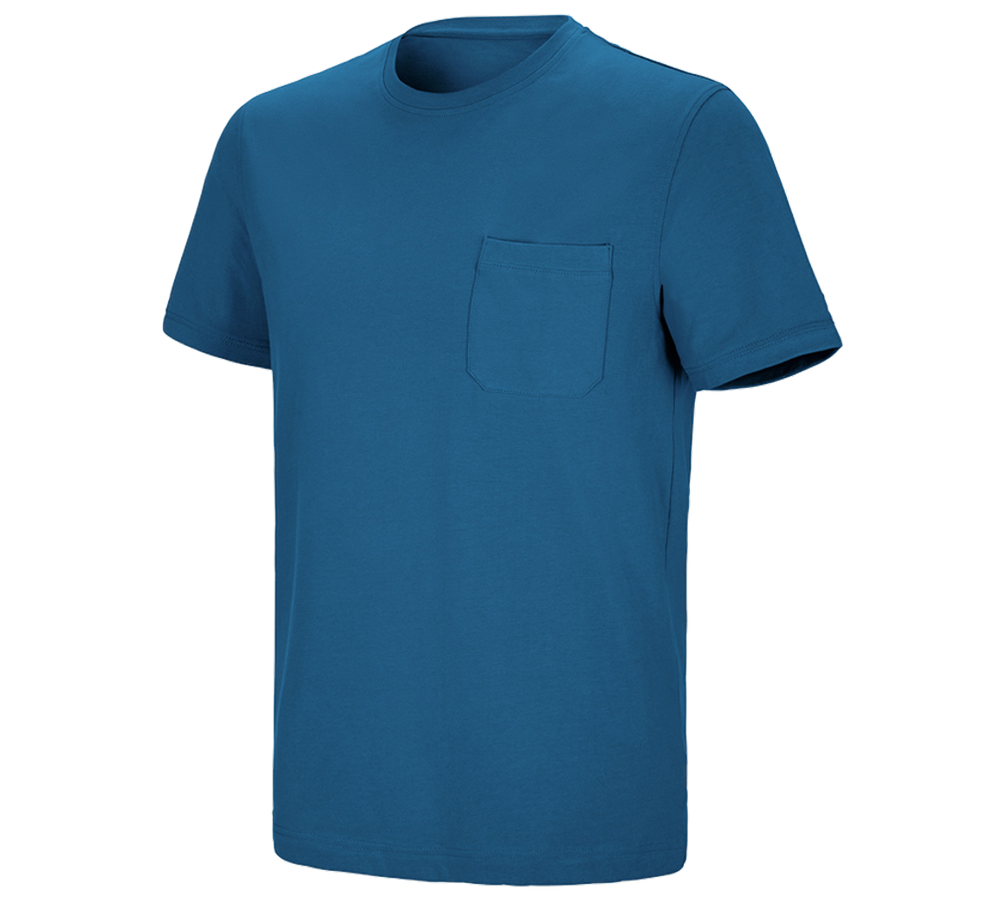 Trička, svetry & košile: e.s. Tričko cotton stretch Pocket + atol