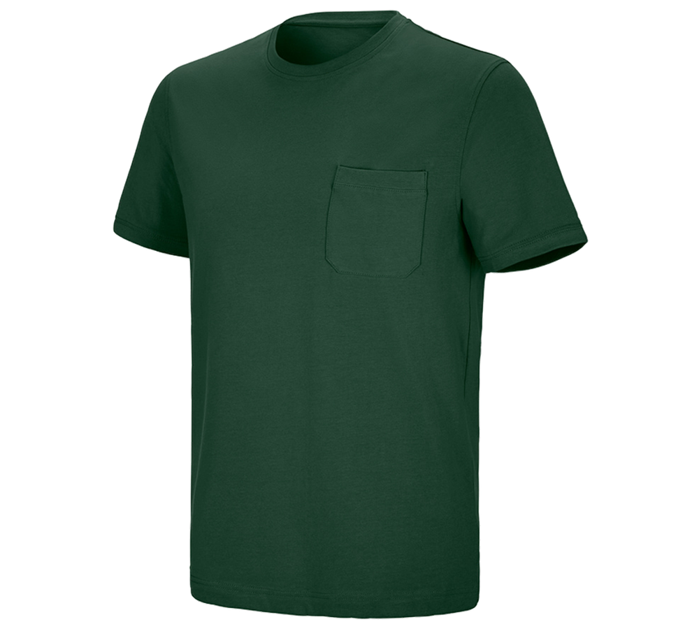 Trička, svetry & košile: e.s. Tričko cotton stretch Pocket + zelená