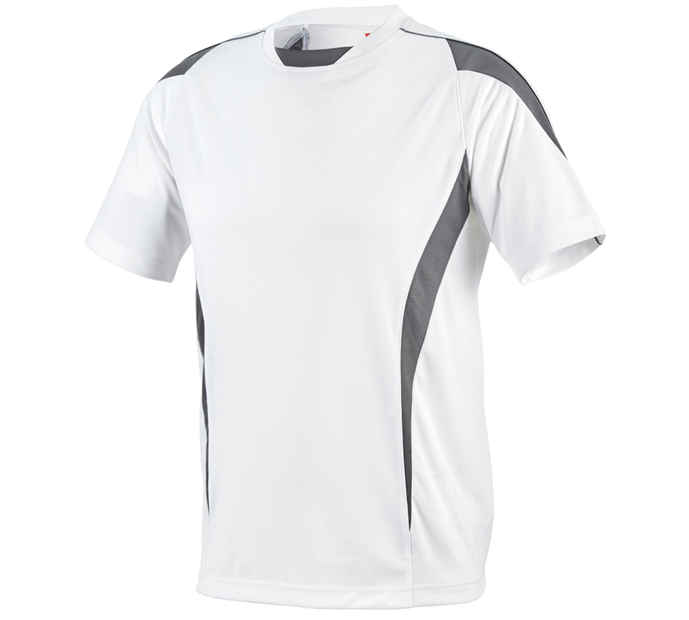 Trička, svetry & košile: e.s. Funkční Tričko poly Silverfresh + bílá/cement