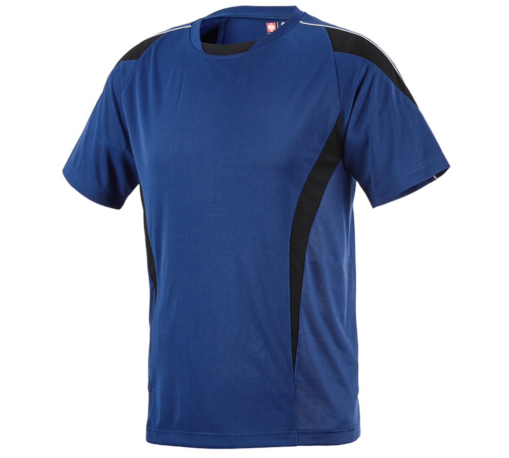 Trička, svetry & košile: e.s. Funkční Tričko poly Silverfresh + modrá chrpa/černá