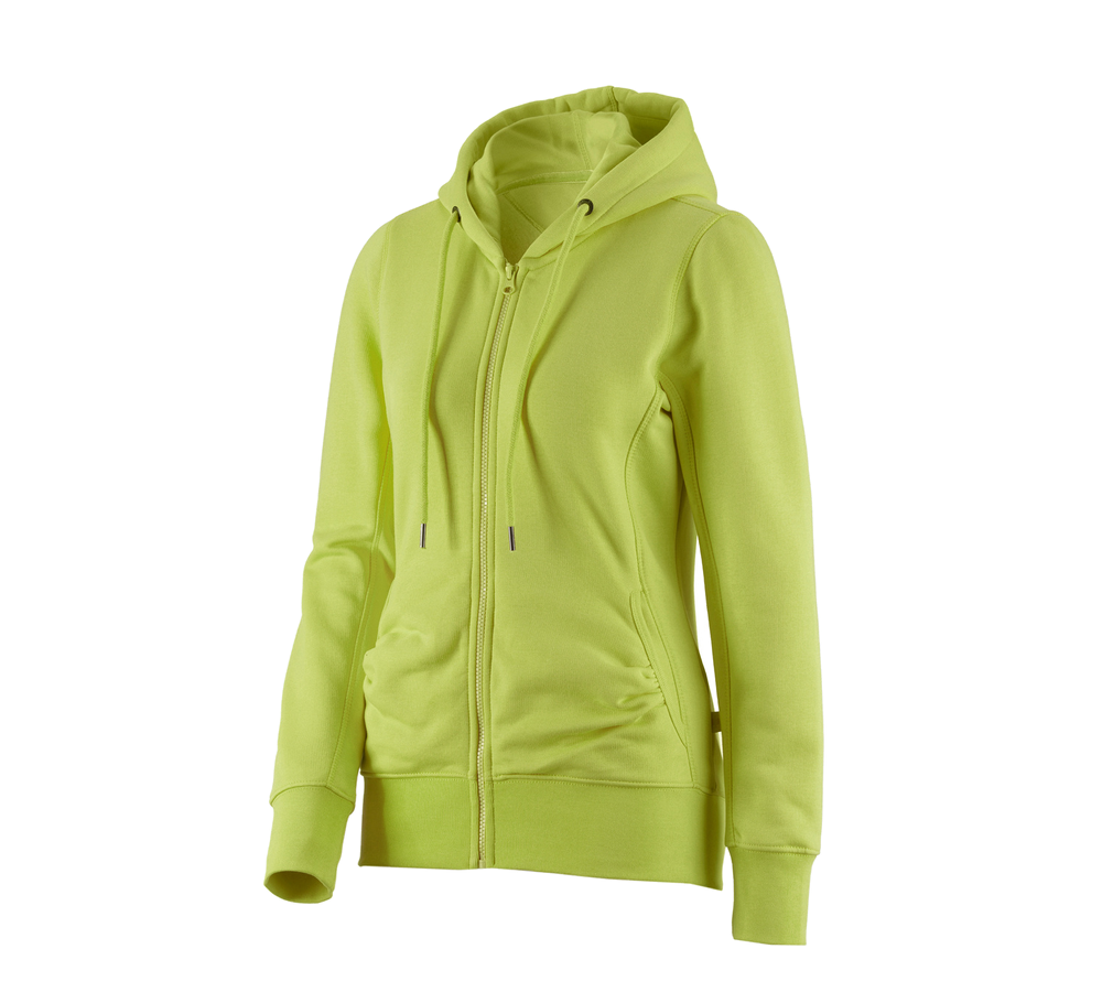 Trička | Svetry | Košile: e.s. Hoody-Bunda Sweat poly cotton, dámské + májové zelená