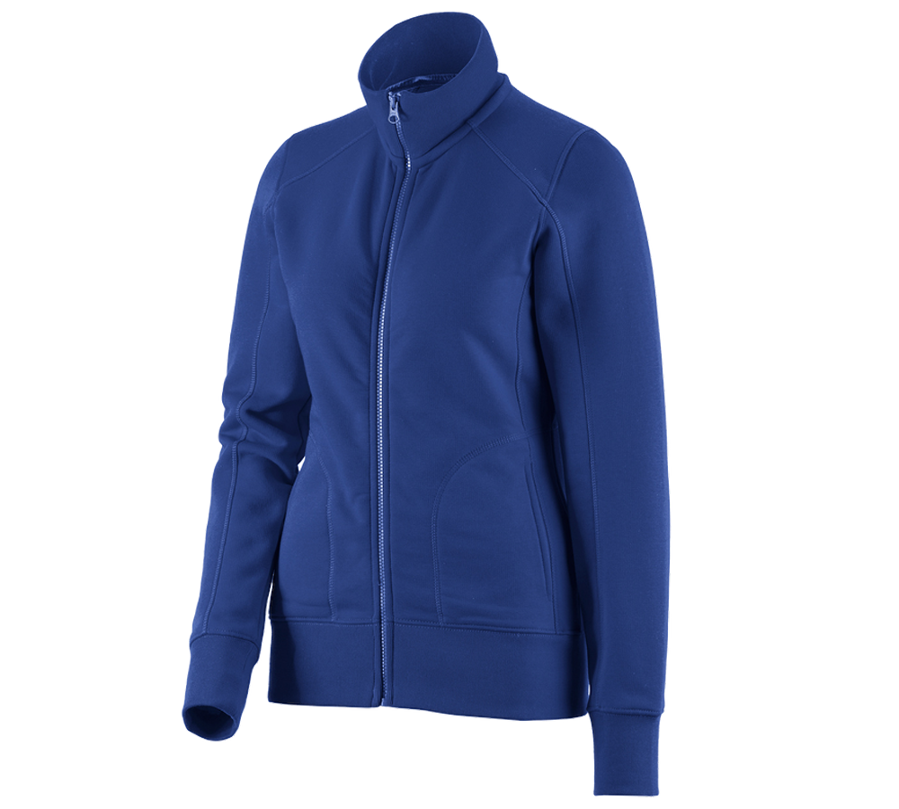 Trička | Svetry | Košile: e.s. Bunda Sweat poly cotton, dámské + modrá chrpa