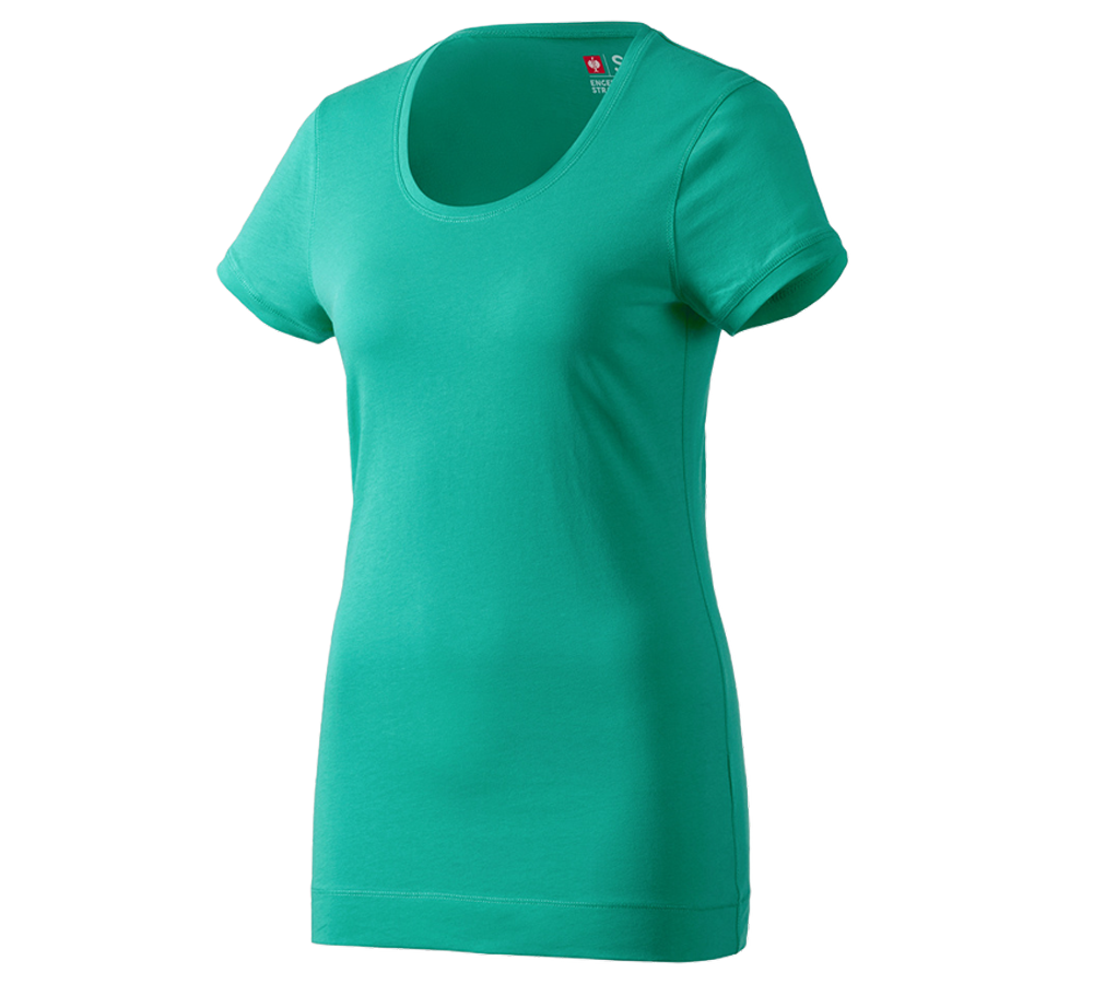 Trička | Svetry | Košile: e.s. Long-Tričko cotton, dámské + laguna
