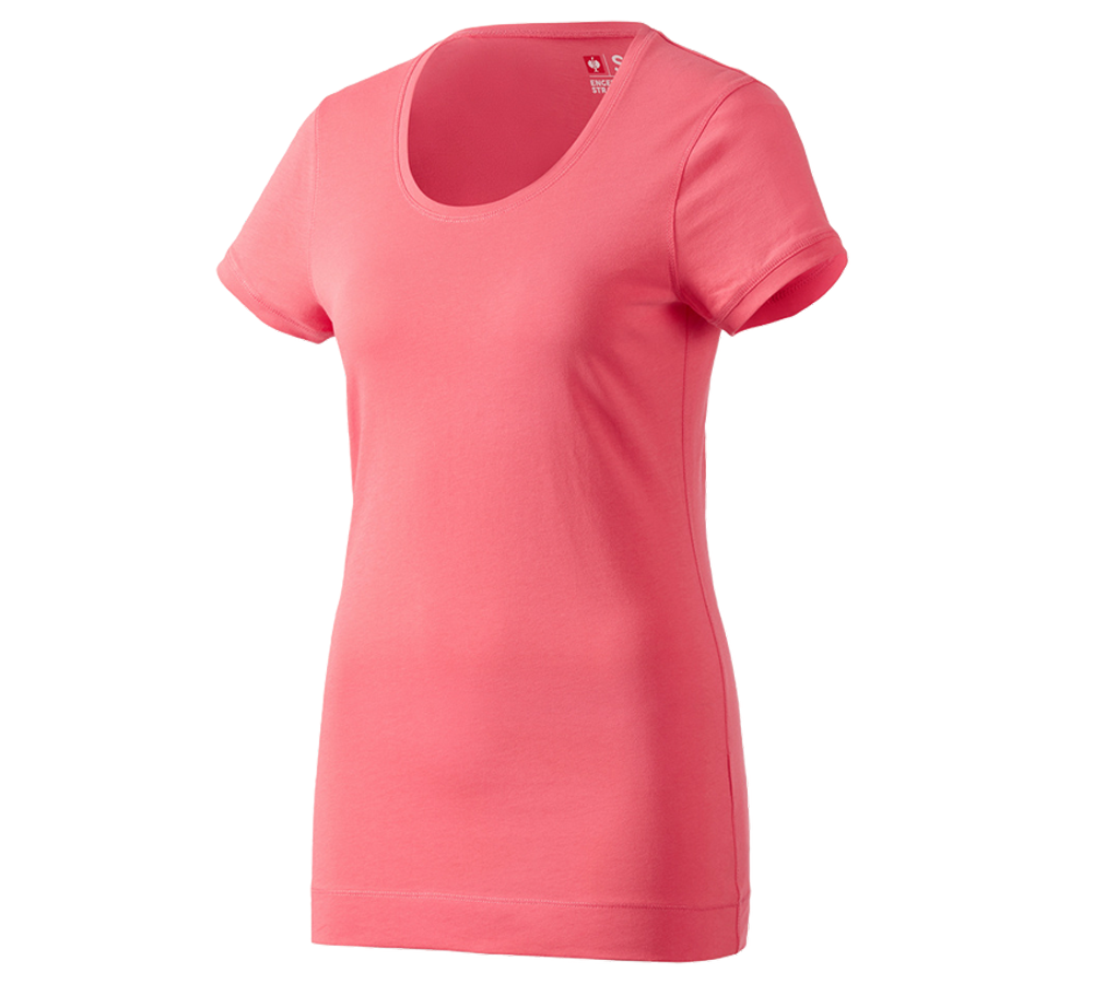 Trička | Svetry | Košile: e.s. Long-Tričko cotton, dámské + koralle