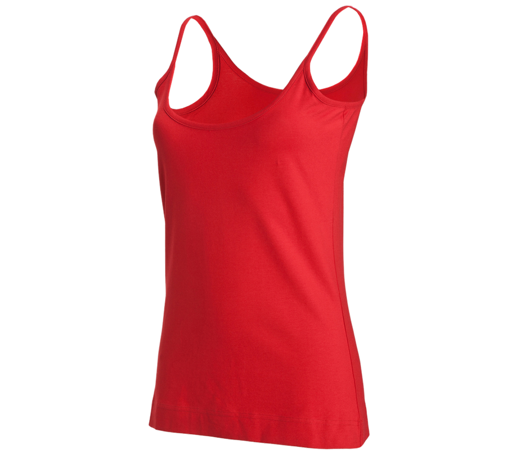 Trička | Svetry | Košile: e.s. Tilko cotton stretch, dámské + ohnivě červená