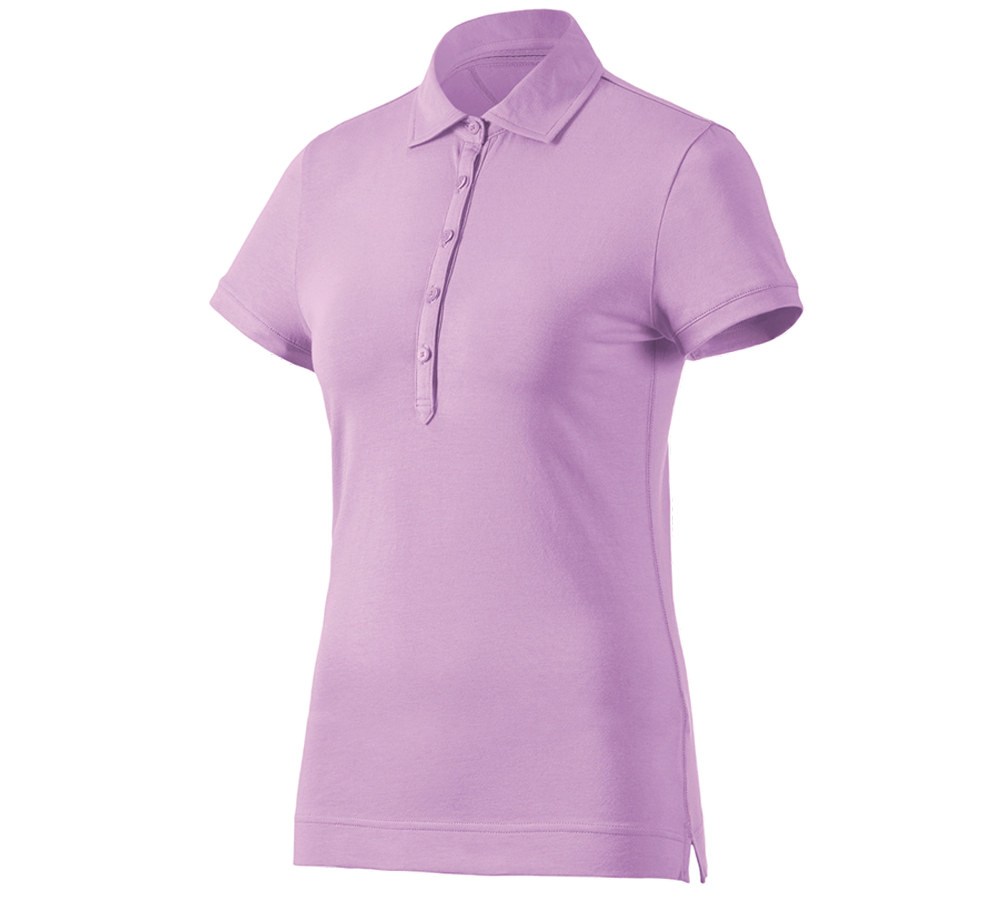 Trička | Svetry | Košile: e.s. Polo-Tričko cotton stretch, dámské + levandulová