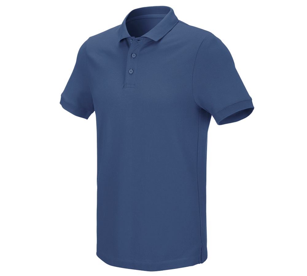 Trička, svetry & košile: e.s. Pique-Polo cotton stretch + kobalt