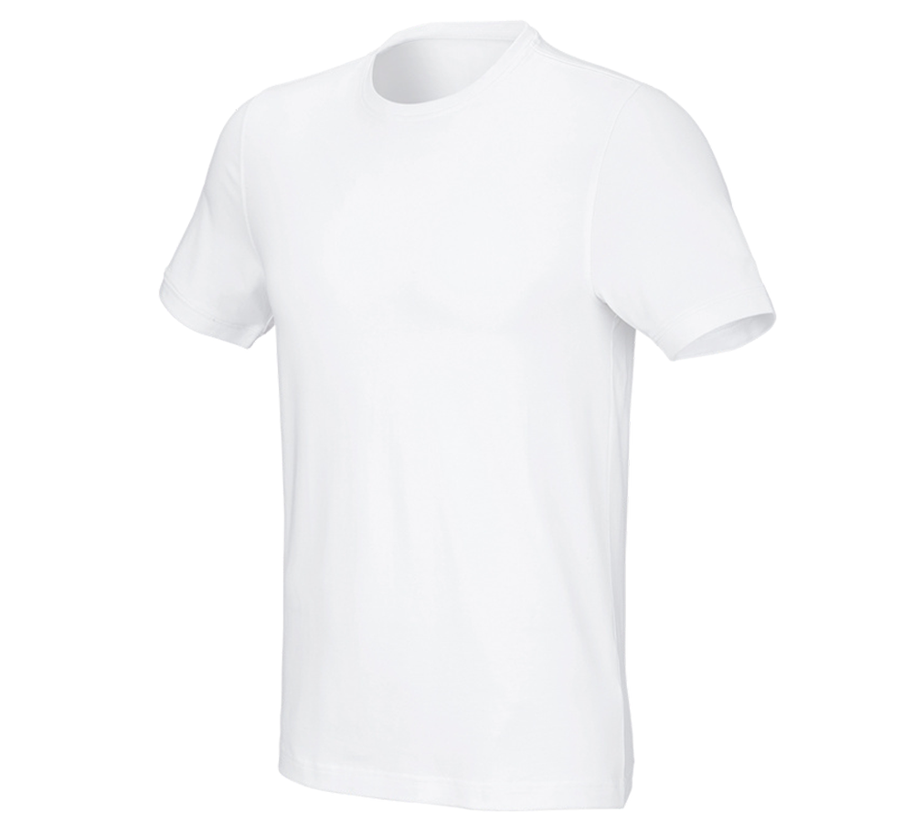 Trička, svetry & košile: e.s. Tričko cotton stretch, slim fit + bílá