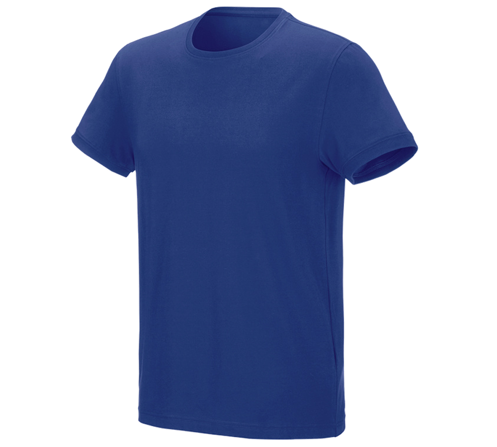 Trička, svetry & košile: e.s. Tričko cotton stretch + modrá chrpa