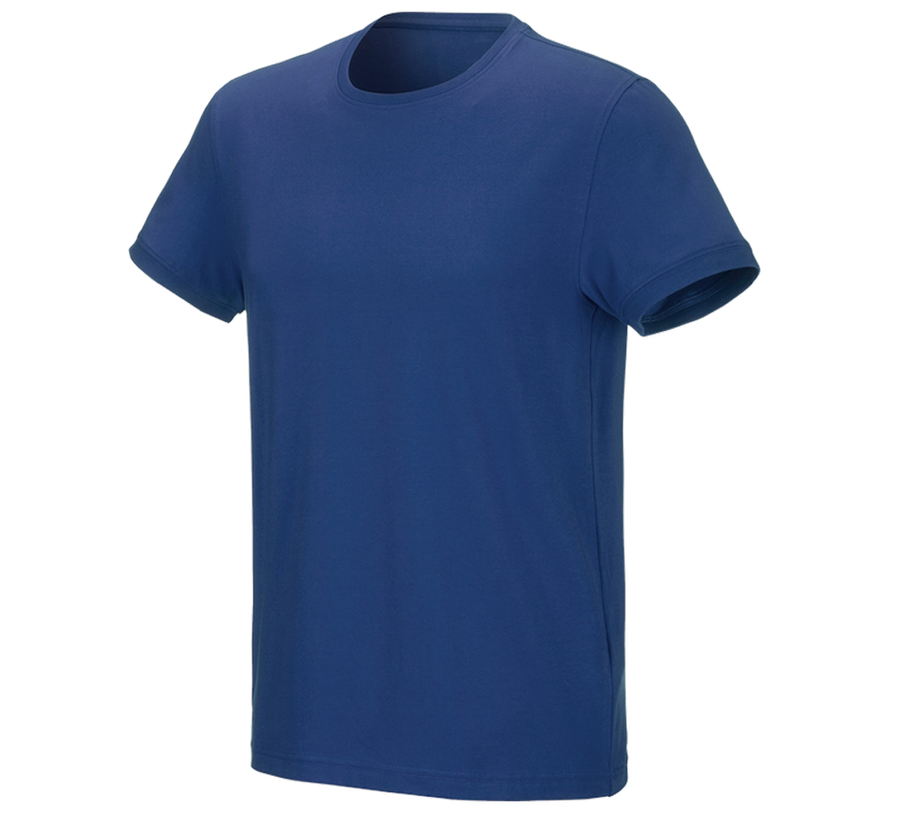 Témata: e.s. Tričko cotton stretch + alkalická modrá