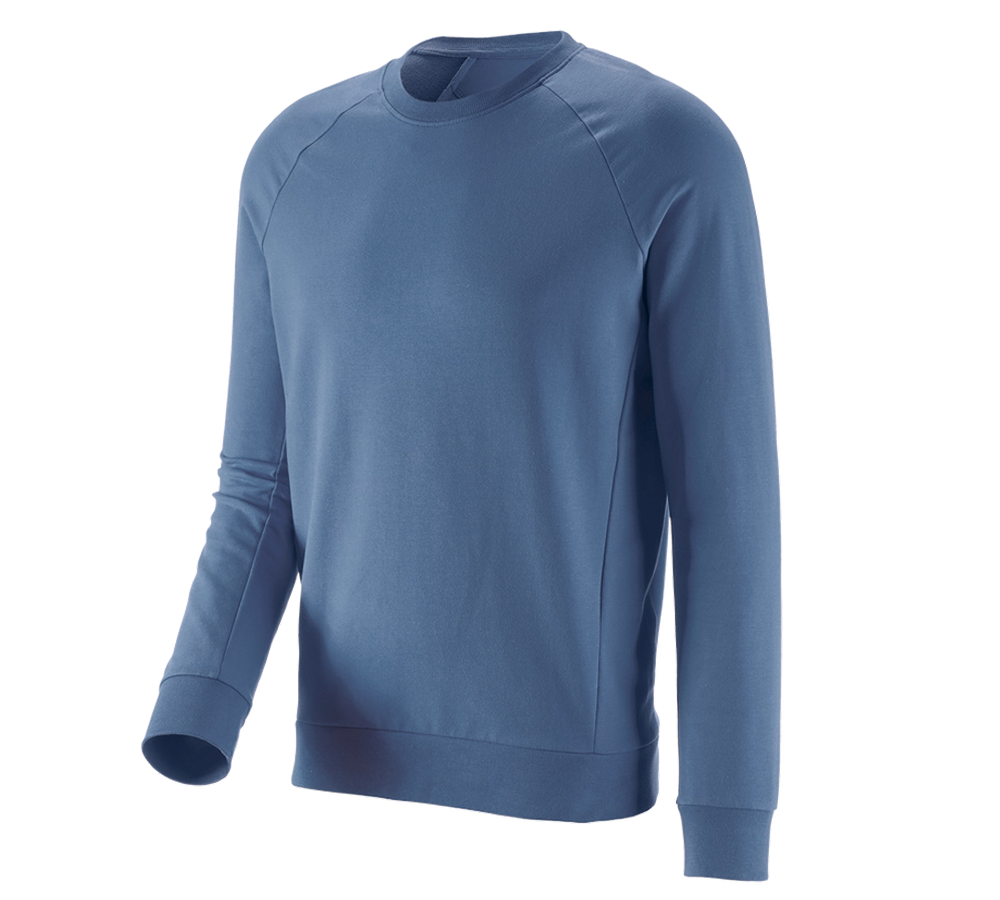 Trička, svetry & košile: e.s. Mikina cotton stretch + kobalt